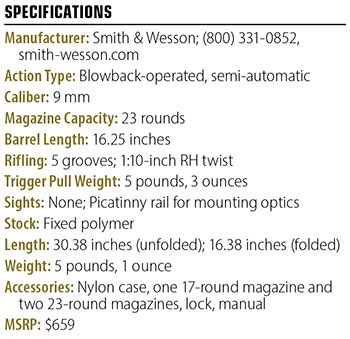 Smith & Wesson M&P FPC specs
