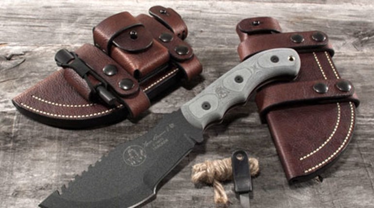 Hedgehog Leatherworks Sheath for the T1 Tops Tom Brown Tracker | An Official Journal Of The NRA