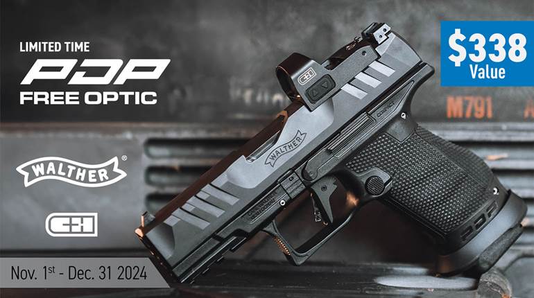 Walther Arms Limited-Time Promotion—Buy a PDP, Get a C&H Precision Red-Dot Optic | An Official Journal Of The NRA