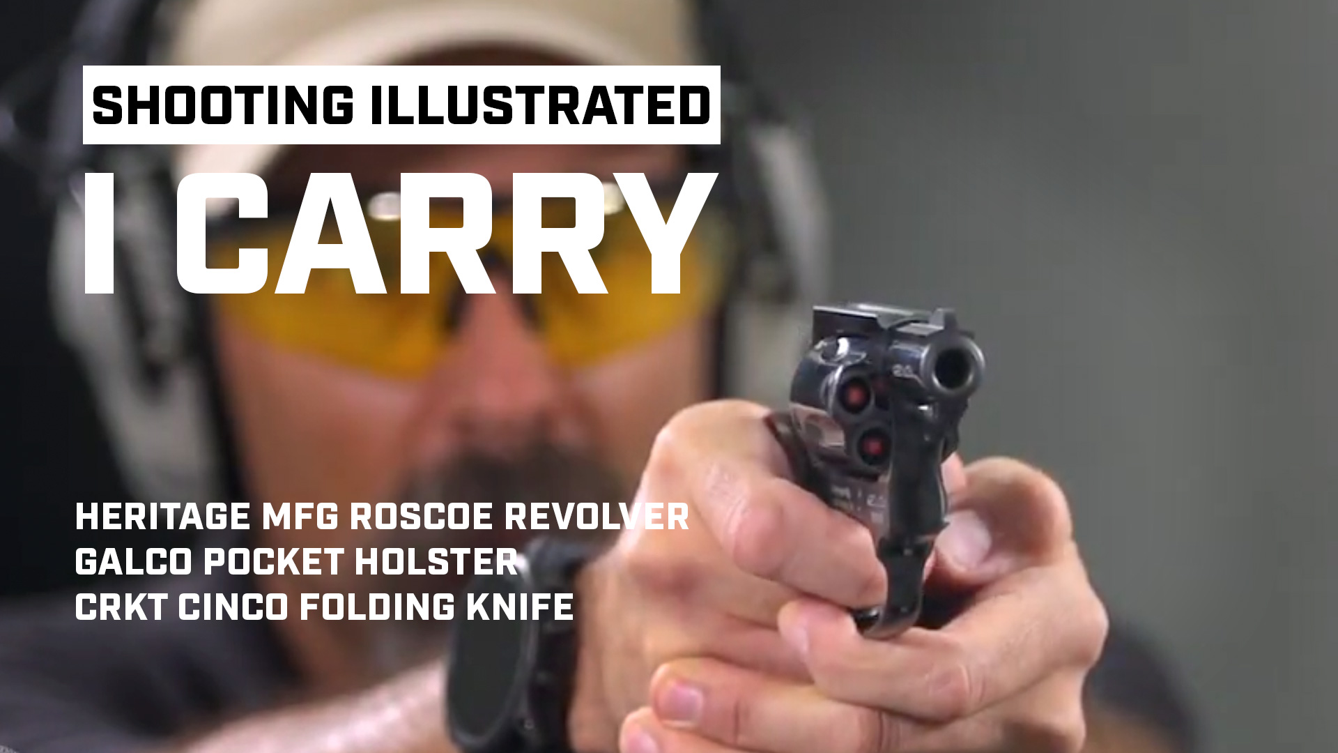 I Carry: Heritage Manufacturing Roscoe .38 Special Revolver in a Galco Holster