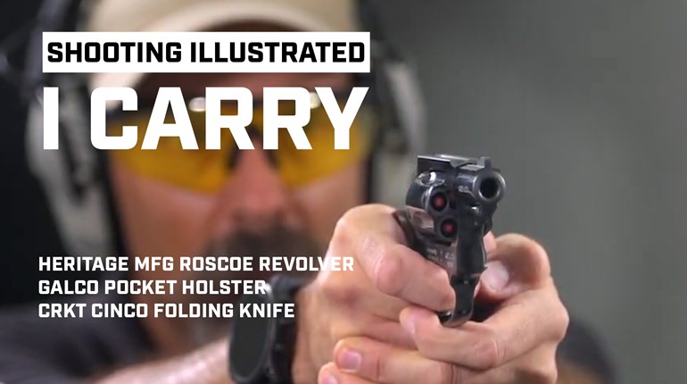I Carry: Heritage Manufacturing Roscoe .38 Special Revolver in a Galco Holster | An Official Journal Of The NRA
