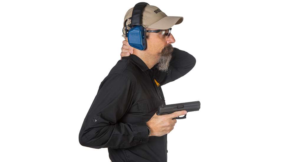 shooter with firearm