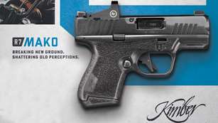 Kimber R7 Mako pistol with red dot