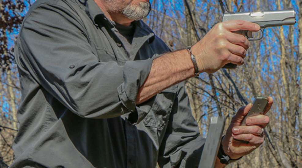 reloading 1911 handgun