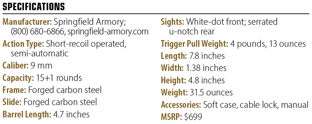 Springfield Armory SA-35 specs