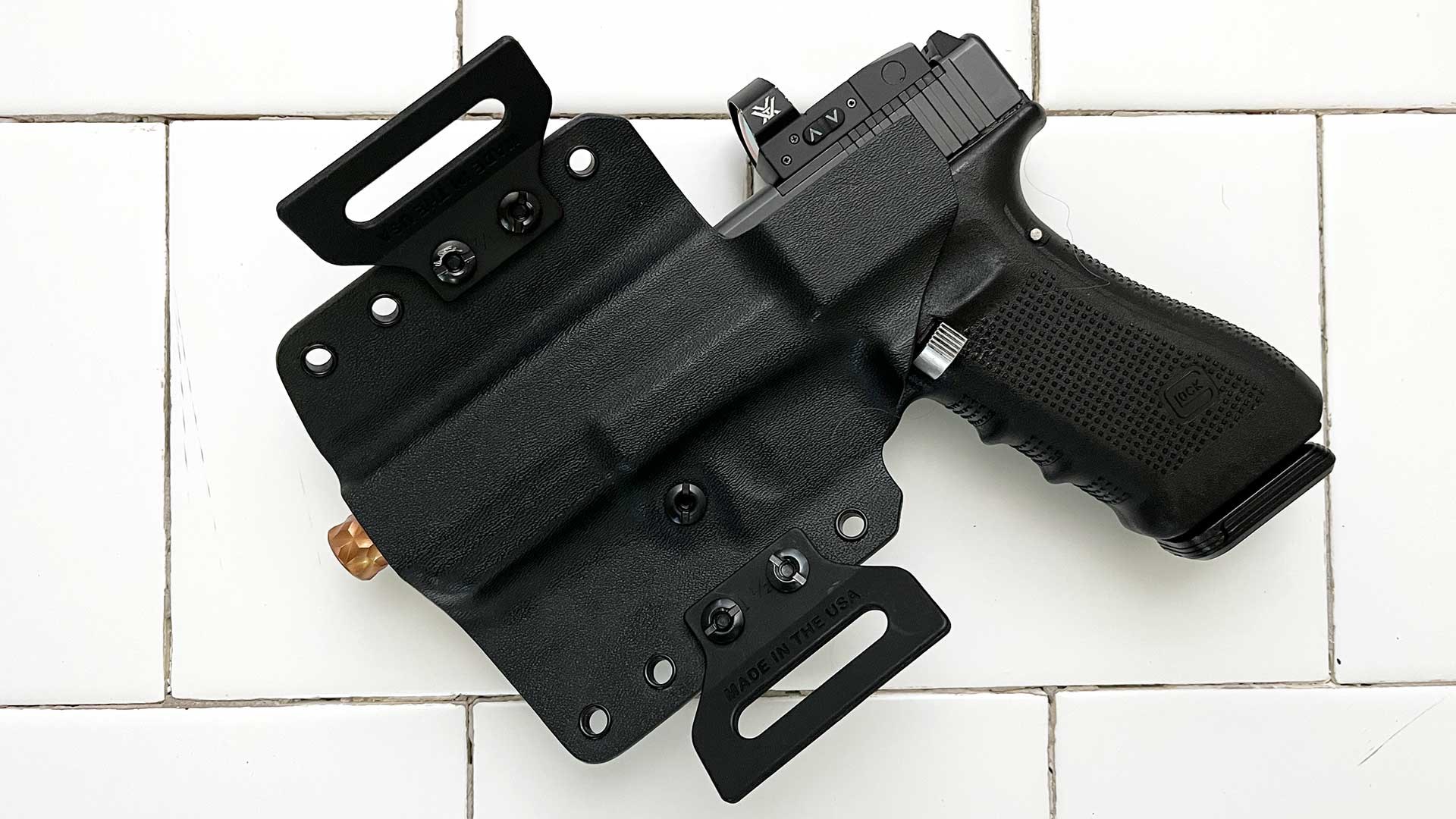 rear of holster