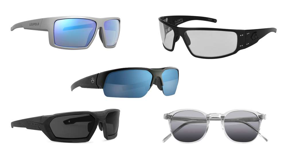 High end shooting glasses