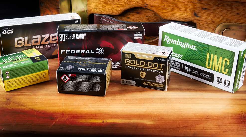 Federal 30 Super Carry ammunition