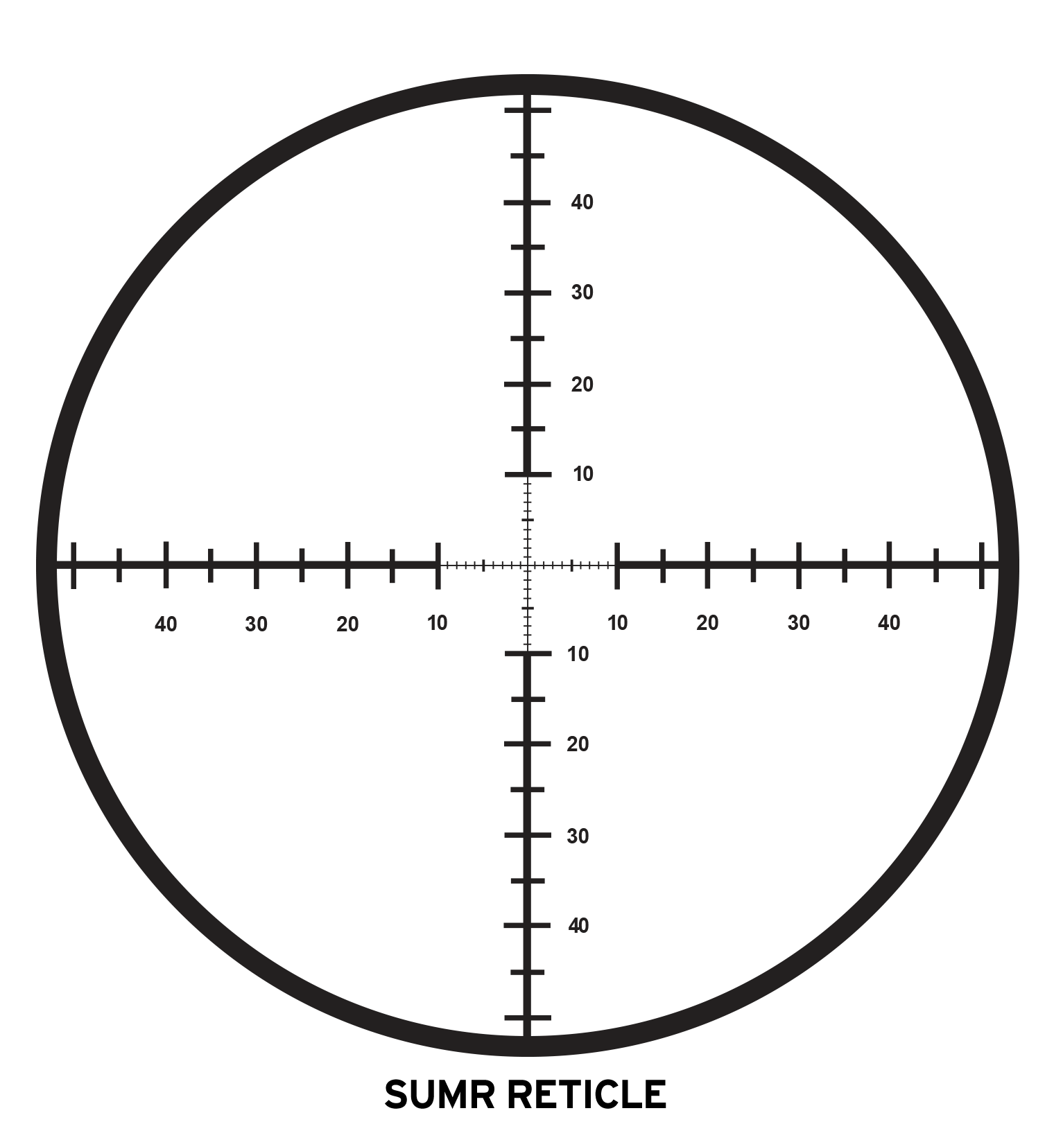 Steiner T856r binocular reticle