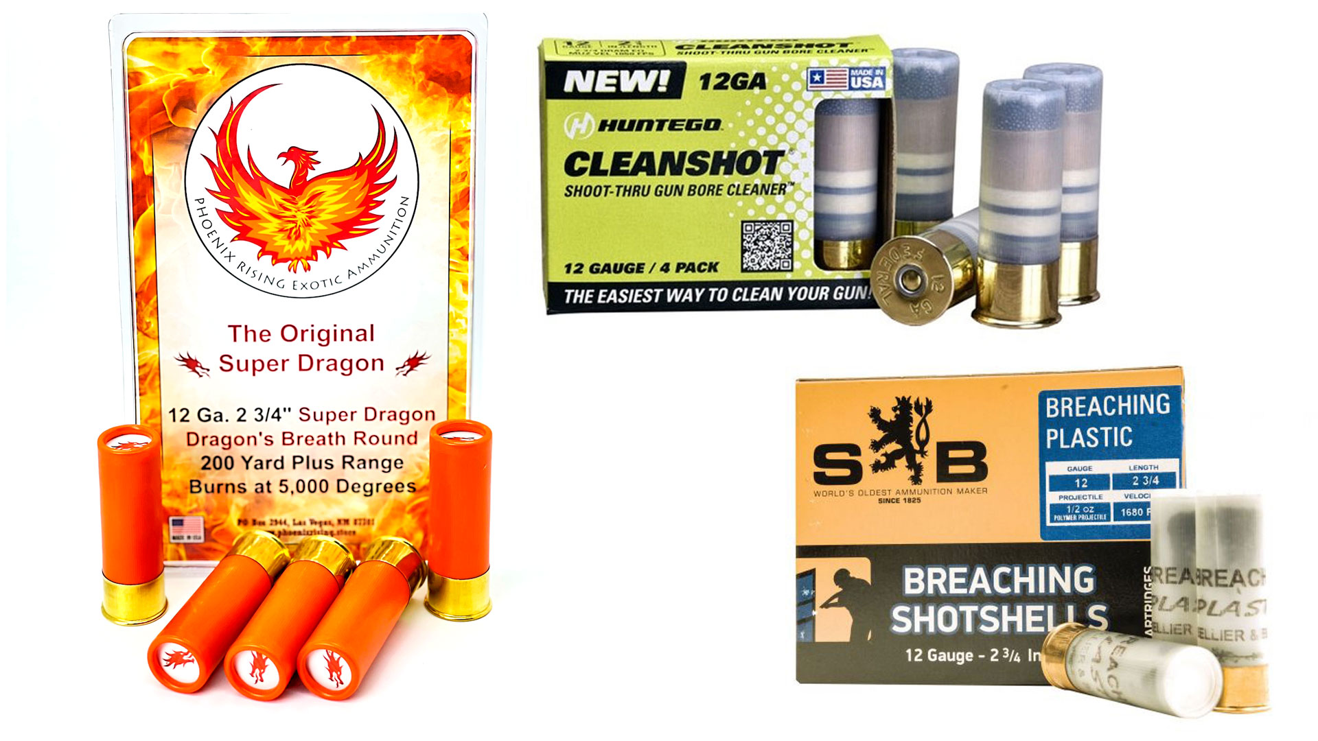 12 Gauge Dragon's Breath Shotgun Shell 10x Pack
