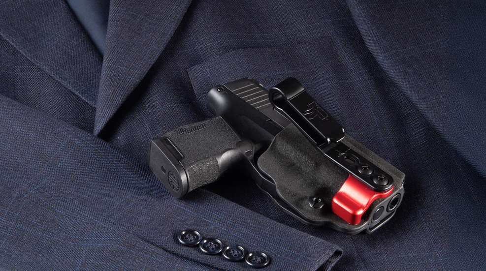 suit jacket with firearm