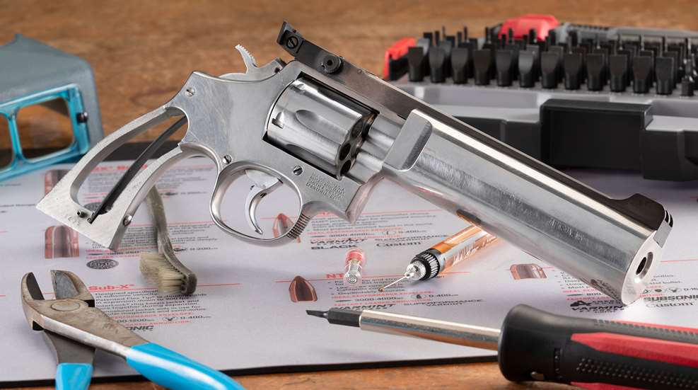 revolver dissasembled