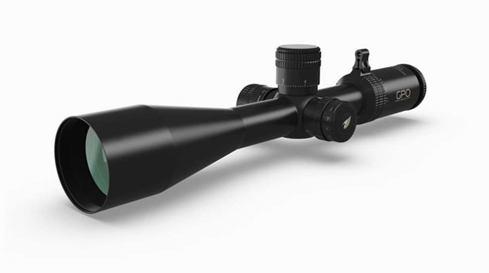 riflescope facing left