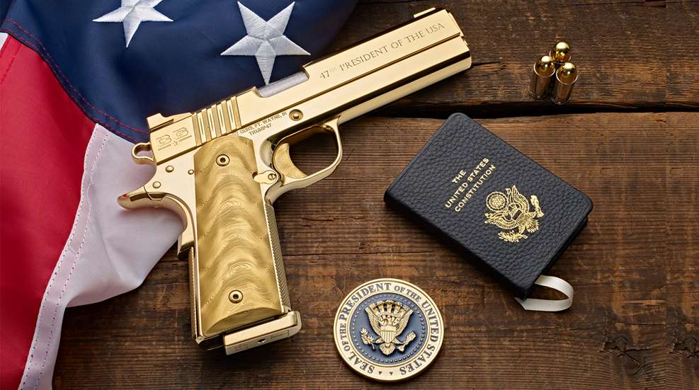 Donald Trump pistol