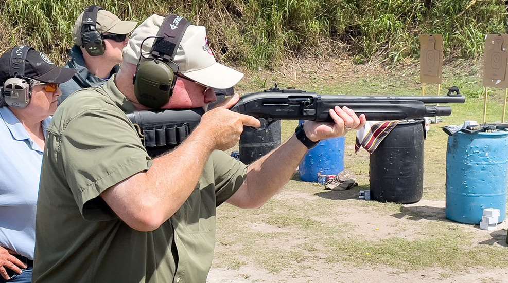 Push pull recoil control technique