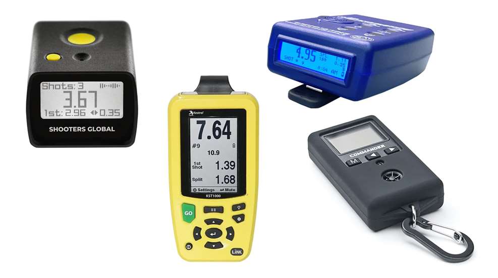 Shot timers with bluetooth