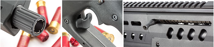 barrel nut, paddle release, charging handle