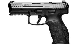 Heckler & Koch VP9 pistol facing left