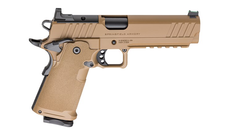 First Look: Springfield Armory 1911 DS Prodigy AOS In Coyote Brown | An Official Journal Of The NRA