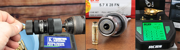 case modifications, Exact powder measurement, Precision dies