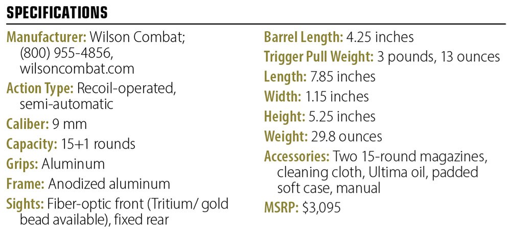 Wilson Combat SFT9 specs