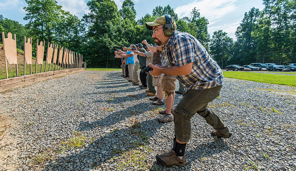 shooters at the range