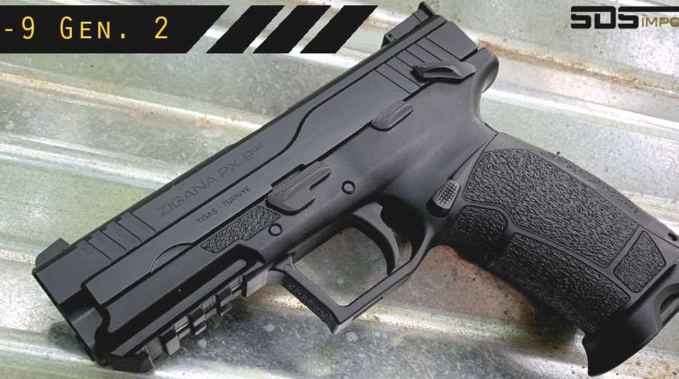 handgun facing left