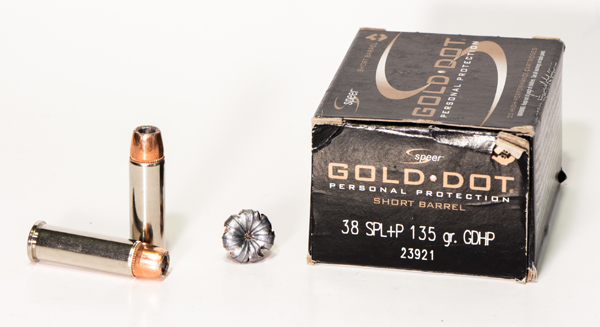 Speer Gold Dot 38 Special