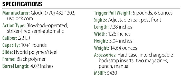 Glock 44 specs