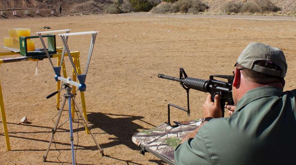 shooter at the range