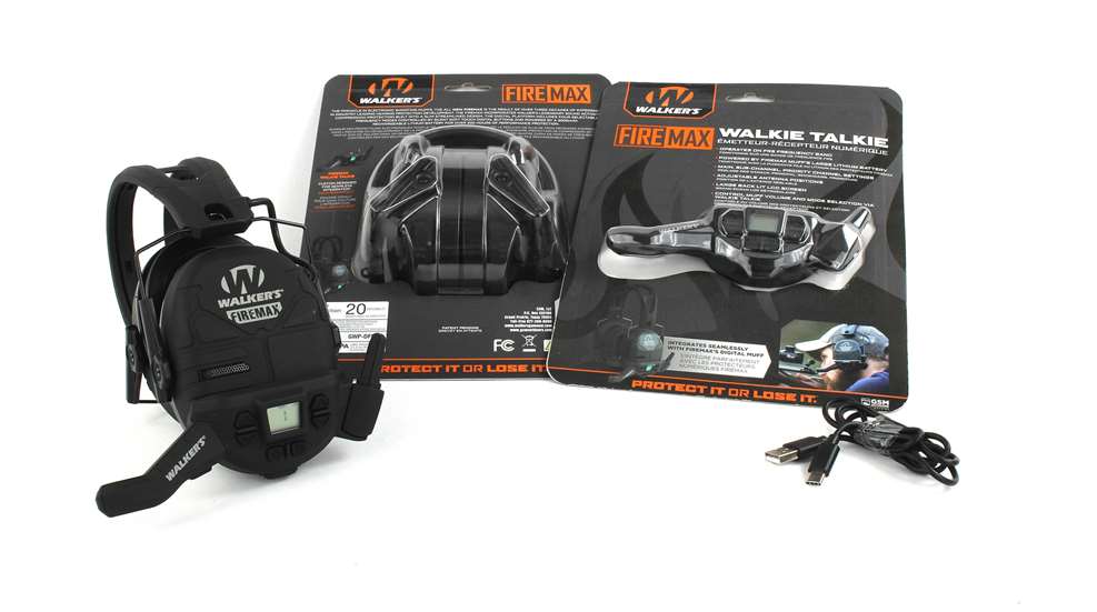 earmuff with walkie talkie