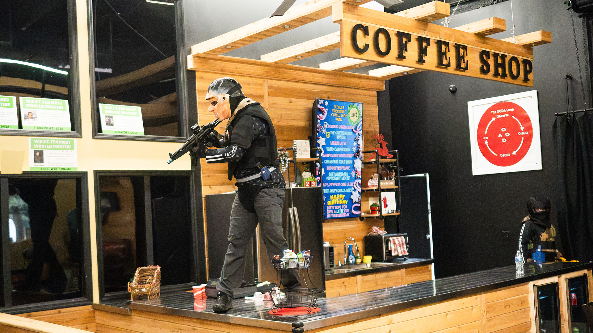 We're here for the shop's lattes, not your lattes