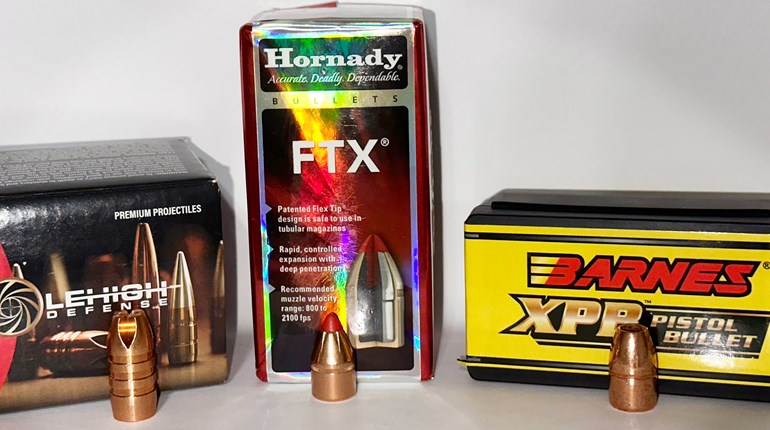 Projectile Performance for .50-Cal. Pistol Bullets | An Official Journal Of The NRA