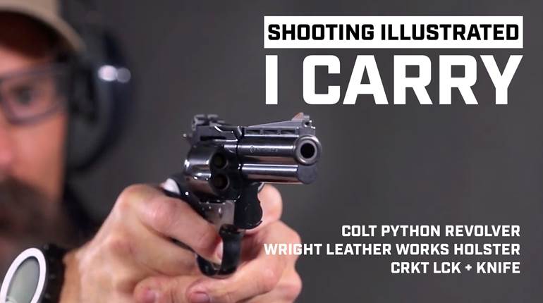 I Carry: Colt Python Revolver in a Wright Leather Works Holster | An Official Journal Of The NRA