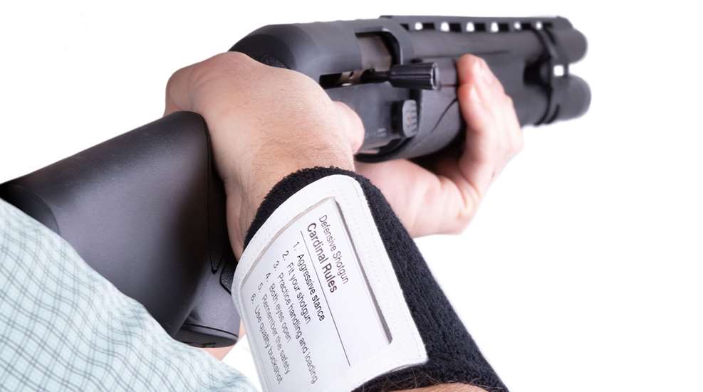 shotgun aimed downrange