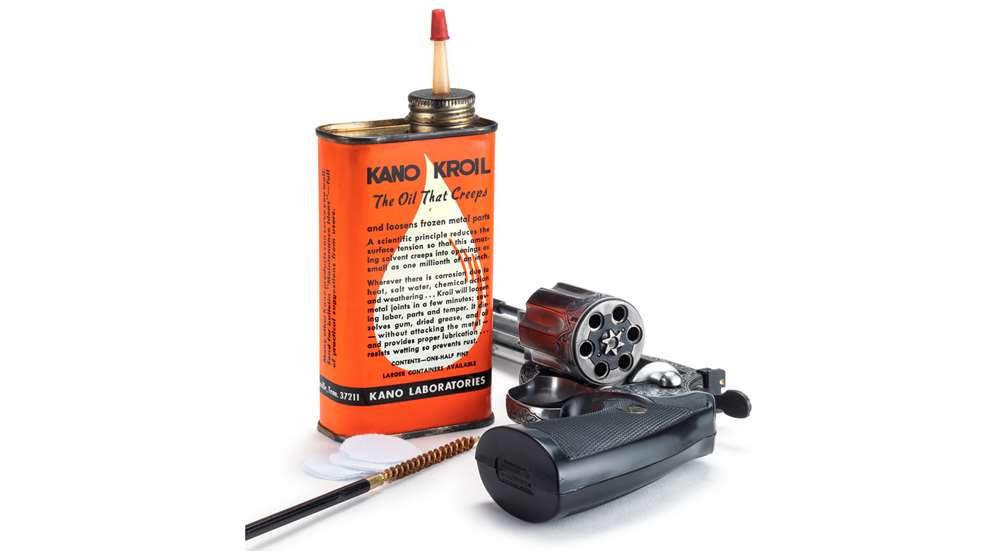 Colt Diamondback with gun oil