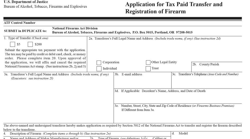 ATF form
