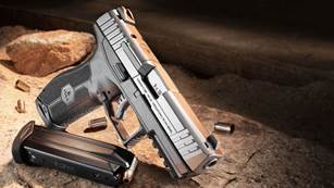 IWI Masada handgun with extra magazine