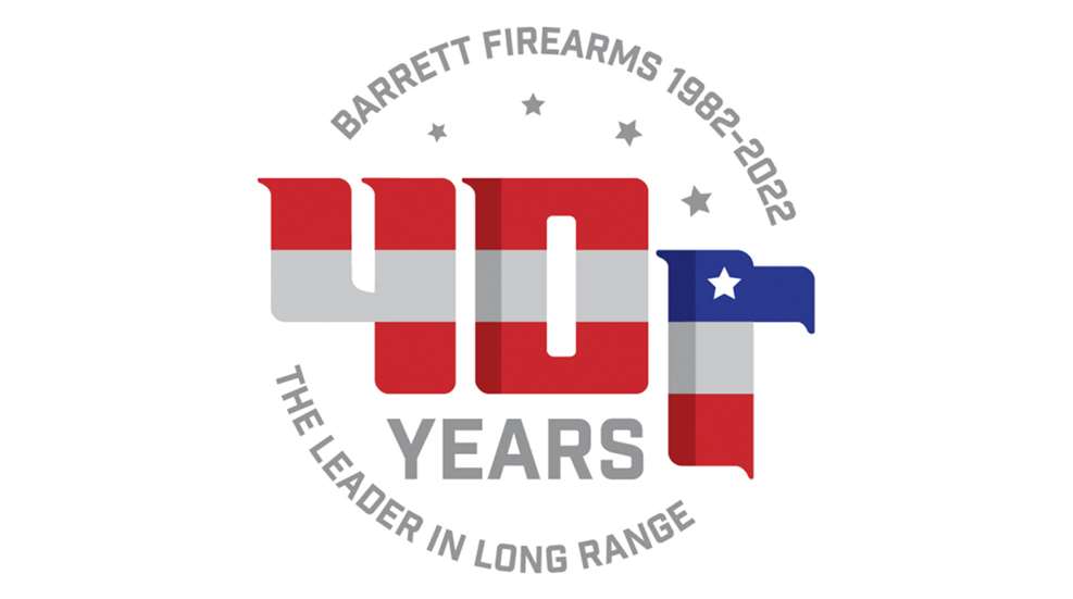Barrett 40 year logo