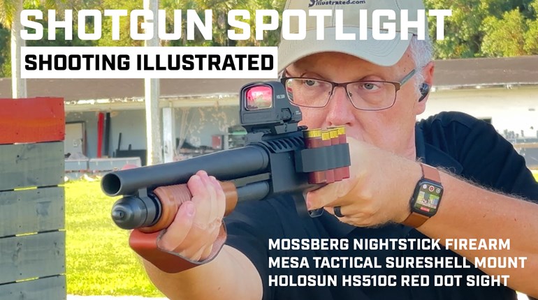Shotgun Spotlight: Mossberg Shockwave Nightstick Firearm With A Mesa Tactical SureShell Mount | An Official Journal Of The NRA