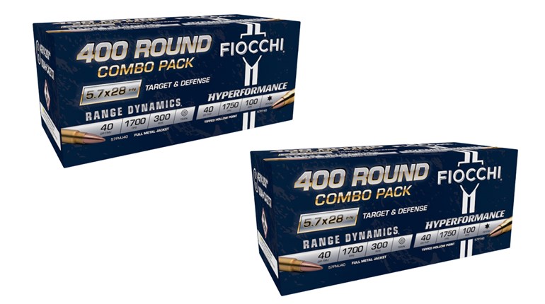 Fiocchi 5.7x28mm Ammunition Combo Packs