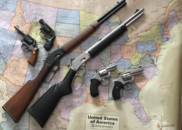 Marlin 1894 and revolvers