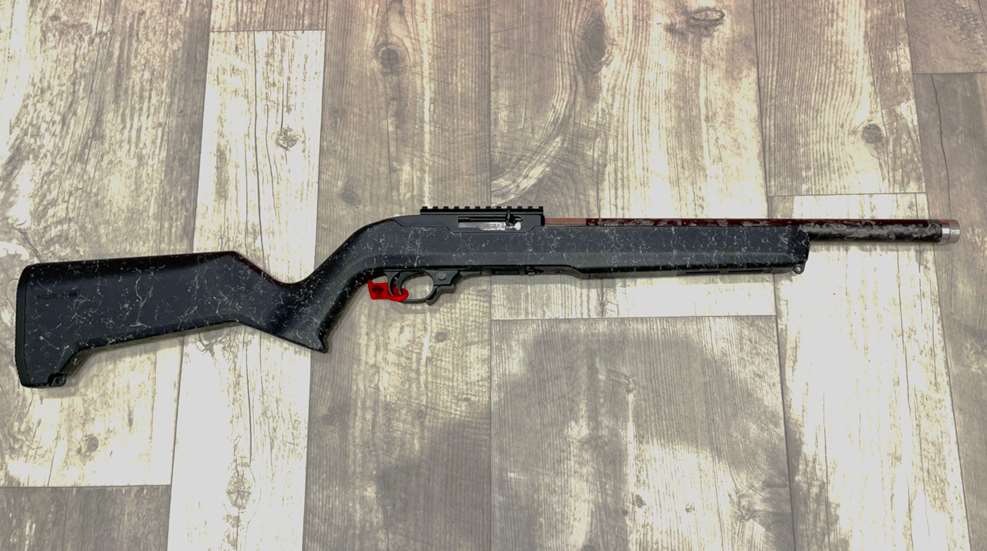 Ruger 10/22 rifle with Magpul stock
