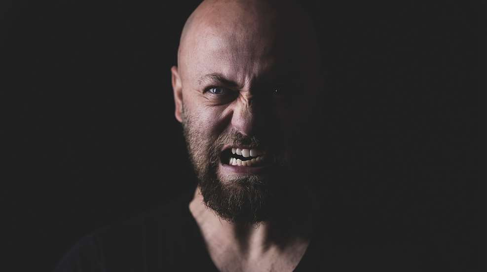 Angry man