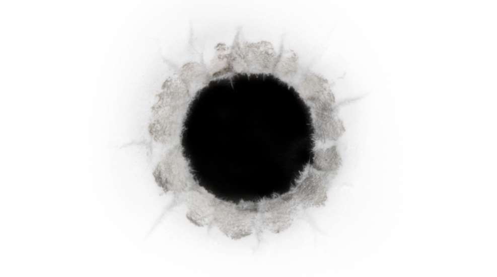 bullet hole