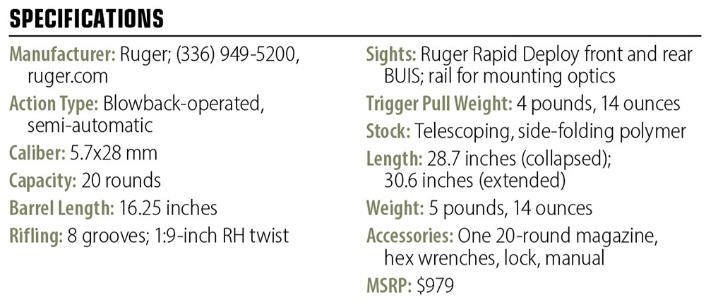 Ruger LC Carbine specs