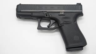 Glock G44 pistol facing left
