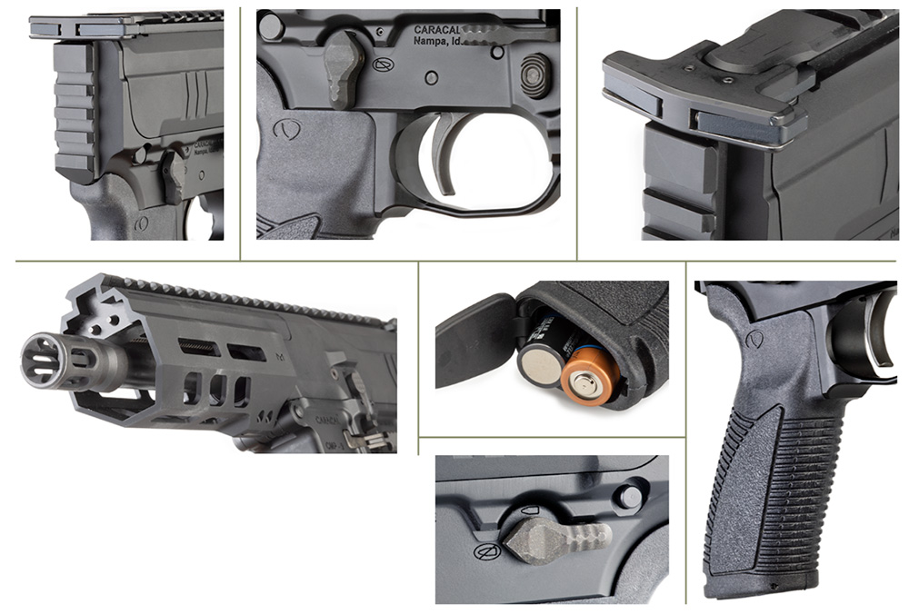 Caracal CMP9K features