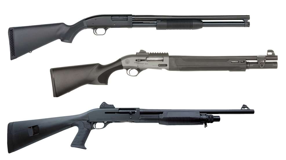 Mossberg Maverick 88 Security, Beretta A300 Ultima Patrol, Benelli M3 Tactical