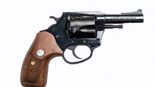 Charter Arms Bulldog .44 Special revolver facing right